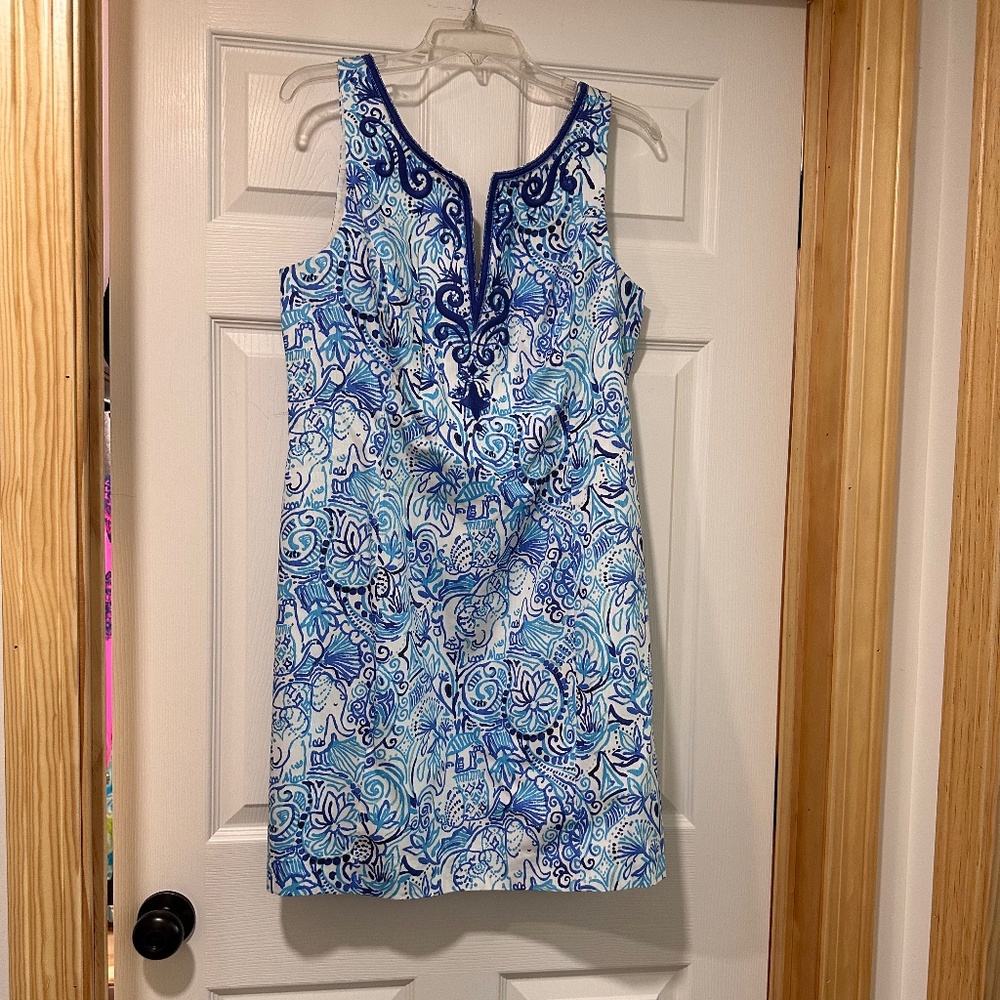 EUC Lilly Pulitzer Lyssa Shift Dress HTF  Size 14